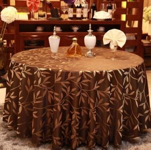 Jacquard table cloths for hotels